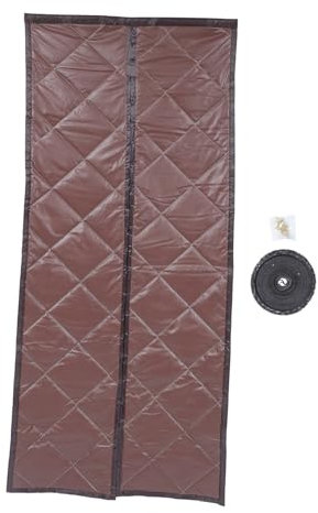 FUNOMOCYA 1set Storm Curtain Winter Door Curtain Magnetic Thermal Insulated Door Curtain Winter Curtains Door Draft Curtain Front Door Window Curtain Wind- Pu Door Cover Commercial