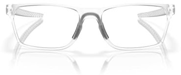 Oakley Ox8032 Hex Jector Brillenrahmen für Herren, Matte klare / Demo-Gläser, 55 mm