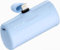Kuulaa Small Portable Charger iPhone with Built-in Cable 4500mAh Portable Phone Charger Mini Power Bank Battery Pack for iPhone 14/13/13 Pro/12/12 Pro/11/XR/XS/X/8/7/6 (Blue)