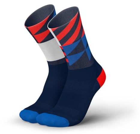 INCYLENCE ULTRALIGHT Laufsocken für Damen und Herren, atmungsaktiv und sehr dünn, 1 Paar (DE/NL/SE/PL, Numerisch, 43, 46, Regular, Regular, Elements Navy Blue Inferno)