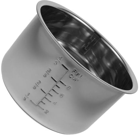 GRADENEVE Stainless Steel Pot for Rice Cookers Household Cooker Inner Pot Multi-use Replacement Supply