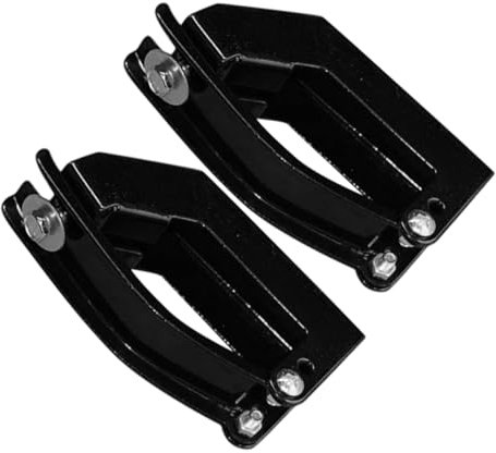 HAWILLOSCH 2pezzi Morsetti Fissaggio Portapacchi Tetto Per Veicoli Off-road E Commerciali Clip Metallo C Per Barre Trasversali Installazione Semplice Forature