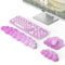 MoKo Cloud Wrist Rest, Ergonomic Cloud Keyboard Wrist Rest with Mouse Rest Wrist Pad, Durable Polyester Cloud Arm Rest Wrist Pad for Keyboard and Mouse for Office, Gaming, Computer, Laptop, Pink