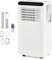 Aire acondicionado portátil de 8000 BTU para enfriar hasta 350 pies cuadrados, unidad de CA 3 en 1, deshumidificador, ventilador, kit de instalación de ventana y control remoto, pantalla LED