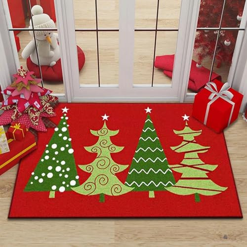 Buon Natale Albero Di Natale Dei Cartoni Animati Tappeto Stampato In 3D Decorazioni Per La Casa Morbida Flanella Tappeto Da Letto Per Bambini Gioca Un Tappeto Gattonare Per Soggiorno, 40-45504148449