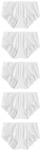 NEXT Damen 3er-Pack Nahtlose Slips mit Spitze, Midi Weiß 38