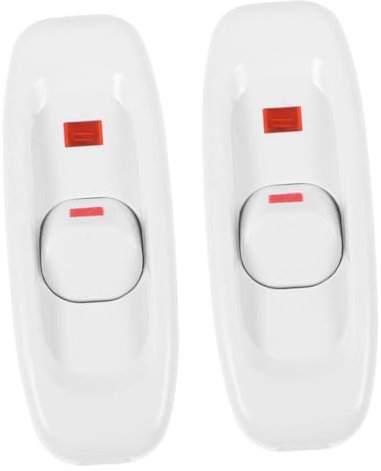 DIYEAH 2 Piezas Conmutador de Vintage con Indicador LED Interruptor de Control Cabecera y Uso Iluminación