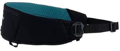 Non-Stop Dogwear Rush Gürtel Laufleine, Schwarz/Blaugrün