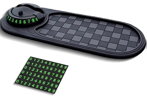 Multifunction Car Anti-Slip Mat Auto Handyhalterung Handyhalterung Auto Silikon-Matte Telefonpad für Autodekorationen Brillen Handys Verwendet