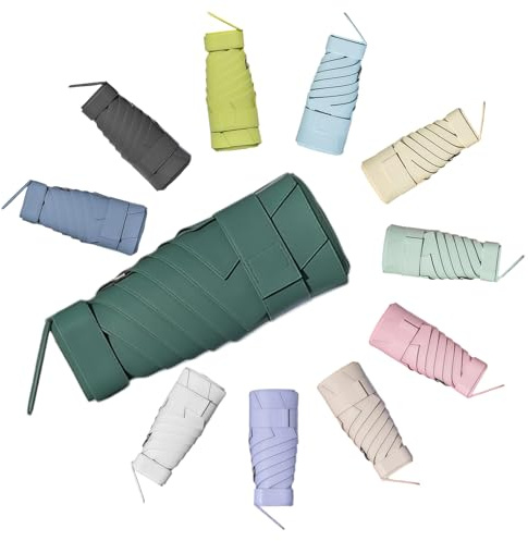 Taschenschirm Sturmfest,Taschenregenschirm,Regenschirm Klein Automatik | 6-Rippen,Tragbarer Reise Schirm Mit Verpackungskarton UV-Schutz für Männer & Frauen,Herren