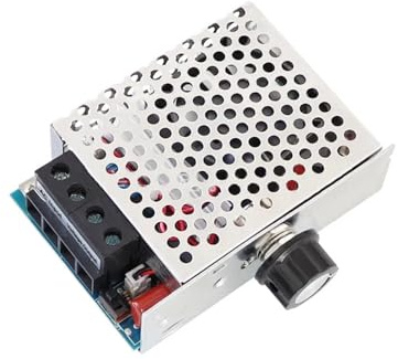 Contrôleur de vitesse de moteur 10000W haute puissance AC 110V-220V régulateur de tension SCR régulateur de vitesse variateur Thermostat avec ventilateur de refroidissement