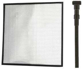 Jelquix Flexible Optical Mirror Light Reflector, 9.4x9.4 Inch Panel Reflector, Photography Lighting Tool with Magnetic Base & 1/4 Thread, Ideal for Portrait, Product, Video & Live (Silver)