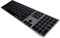 Matias - Tastiera wireless US QWERTY con retroilluminazione per MacBook - Grigio siderale
