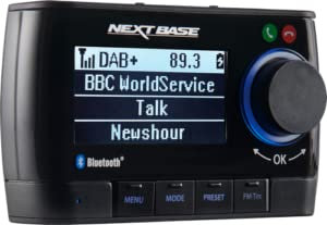 Nextbase Adapt DAB350BT In-car DAB+ DAB Digital Radio with Bluetooth Handsfree & Music Streaming, FM Digital Audio Adapter (Includes Fitting Kit, Cables & Active Antenna)