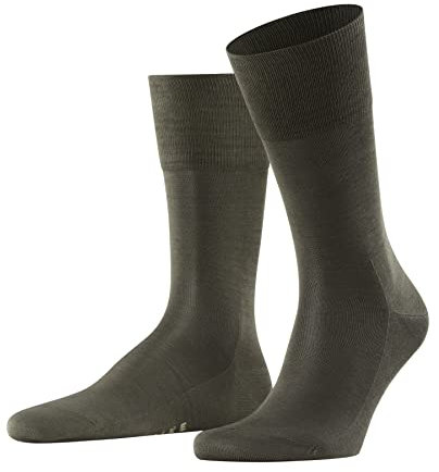 FALKE Herren Socken Tiago M SO Baumwolle einfarbig 1 Paar, Grün (Military 7826), 43-44