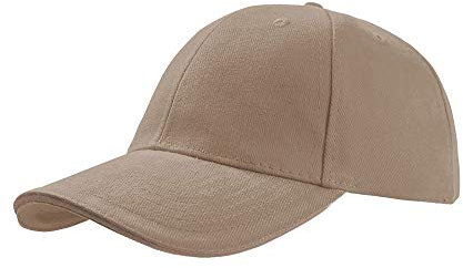 Atlantis Liberty Baseballkappe mit 6 Paneelen, aus gebürsteter Baumwolle (Einheitsgröße) (Khaki/Khaki)