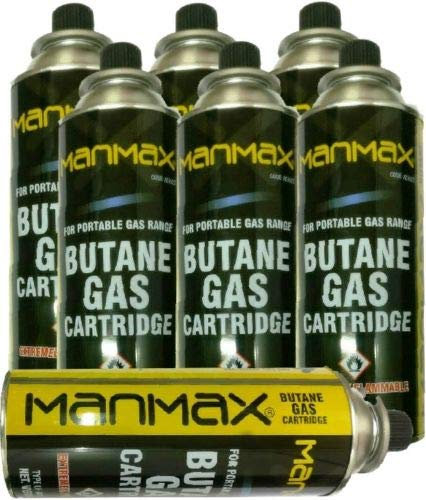 ManMax 56 x Gas Butane Gas Bottles CANISTERS for Cooker Heater BBQ
