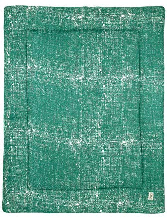MEYCO Laufgittereinlage, Baumwolle, samtweichem Plüsch, Polyester, Emerald Green, 77x97cm
