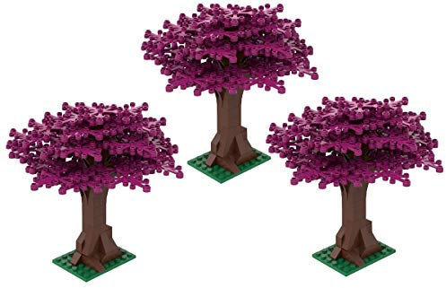 Steinchenshop 3X Modellbäume – Klemmbaustein Baum Set aus 342 Steinen – Zubehör für City Bauwelten & Dioramen – Kompatibel mit gängigen Bausteinsystemen – ideales Ergänzungsset ab 8 Jahren