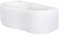 Milano Irwell White 1500mm x 1000mm Left Hand Corner Bath Panel