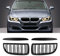 TIHOOK E90 Kühlergrill,E90 Nieren Schwarz,Auto Nieren Kühlergrill Racinggitter Ersatz,Kühlergrill für BMW E90 Grill 320i 323i 328i 335i 2005-2008 ​Schwarz