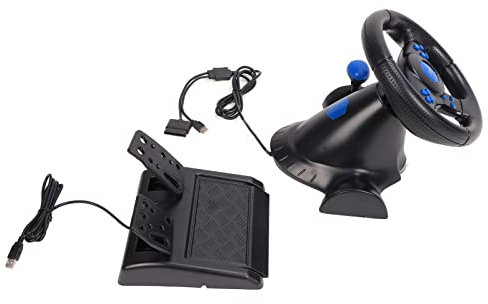 PC Gaming Racing Wheel, Racing Steering Wheel 3 in 1 for PC