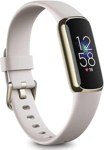 Fitbit Luxe - Activity Tracker - Limited edition giftbox - Extra lichtroze bandje en oplaadkabel - Wit/Roze