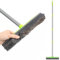 Rubber Broom with Squeegee, Carpet Broom with 59 inch Long Handle, Pet Hair Removal Broom, Rubber Sweeping Brush for Dust, Hard Floors, Windows, Non-Scratch, Outdoor/Indoor Broom