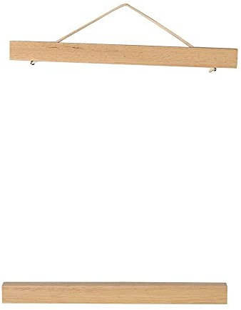 BuyWeek Porte-Affiche, Cadre de Suspension magnétique pour Affiches Cadre Photo en Bois Bricolage Cadre d'artisanat d'art Mural (40cm)