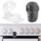 Stove Knob Covers with Oven Door Child Safety Lock, 7 pcs, for Knobs with max. Ø 1.9, 1.57 Height, 2.4 Knob Distance Center-Center, Childproof Oven Door and Stove Knob Lock Set, Oven Baby Guard