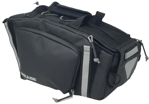 BIKASE Reggie Ebike Gepäckträgertasche, universell passend für alle E-Bike- und Fahrradträger