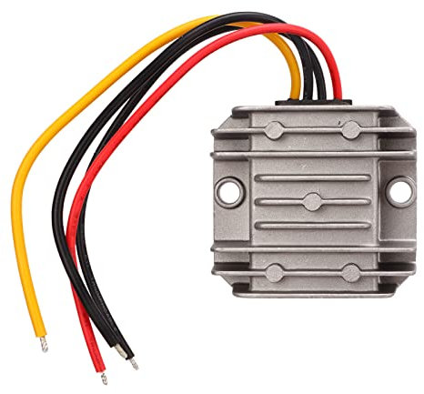 Spannungswandler, Stromrichter Regler, DC 18V-36V auf DC 12V IP68 Wasserdichter Spannung Konverter, 10A 120W Abwärtswandler Transformator Spannungserhöher mit Schnellanschlusskabel für Auto Boot LKW