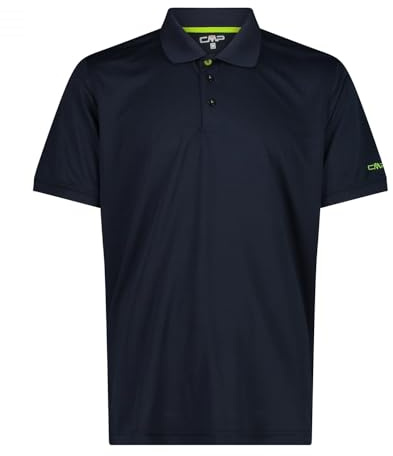 CMP Herren Short-Sleeved Polo Shirt Polo (1er Pack) | Schutz vor Wind, schneller Feuchtigkeitstransport, atmungsaktives Material, leichtes Tragegefühl