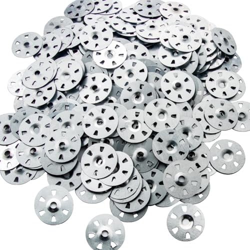 ESINO 300 Pieces Tile Backer Board Washers, 35mm Diameter Alloy Steel Fixing Washers