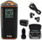 Bushnell Wingman View Golf GPS Bluetooth Speaker with Ultimate Black Earbuds and Wall and Car Chargers Bundle