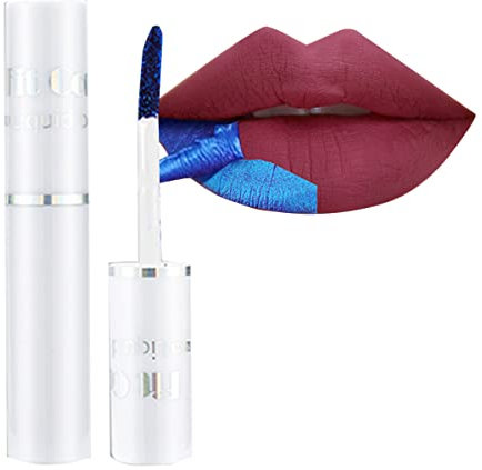 Peel Off Lip Stain Lip Tint, Tattoo Colour Lip Gloss, Matte Lip Gloss Long Lasting Waterproof Liquid Lipstick, Non-Stick Cup Lip Tint Tear-Off Lip Gloss Makeup (#04)