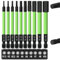 Impact Drill Allen Key Bit Set, 10PCS Hex Bit Set H1.5-H10 Allen Key Screwdriver Set, 89mm Long Metric Allen Key Drill Bit, Impact Driver Hex Head with 1/4 Inch Hexagon Shank, S2 Steel Wrench