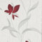 WALLPAPER EMPIRE Fleur Wallpaper Red Floral White Red