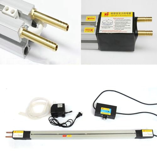 Biegemaschine Heizer, 220V 1500W 1250mm Acryl Kunststoff PVC Heizung Hei Heizbieger, mit Wasserpumpe und Silikonschläuche, für Acryl PVC ABS