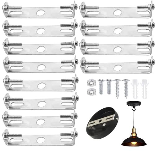 12 Stück Halterungen Für Deckenleuchten Set, Beleuchtungshalterungen, Deckenleuchte Halterungen, Kronleuchter Halterungen, Für Kronleuchter, Wandlampen, Deckenlampen Und Leuchten