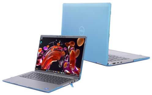 mCover Custodia compatibile solo per laptop Dell Latitude 7440 da 14 2023 ~ 2024 o notebook Windows 2 in 1 (non compatibile con altri modelli Dell) - Aqua