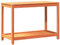 vidaXL Pflanztisch, Gärtnertisch mit Ablage, Blumentisch für Garten Balkon Terrasse, Gartentisch Arbeitstisch, Wachsbraun 108x50x75cm Massivholz Kiefer
