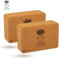 SPORTS-HERO® - 2er Yoga Block Kork - Yogablock aus Naturkork für Yoga und Pilates (23x15x7.5cm) | rutschfest & optimaler Grip durch Premium Naturkork (Doppelpack)