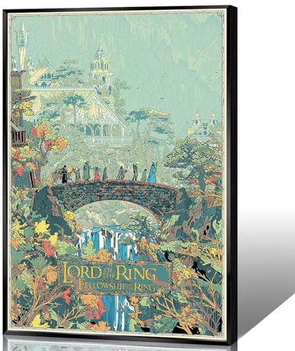 LXRTMDY Vintage-Poster, grüne Illustratio, Leinwand, Wandkunst, Retro-Filmposter für Raumdekoration, ästhetisch, Wanddekoration, Bild, Bauernhaus, Gemälde, Wohnheim, Teenager, Geschenke, 40,6 x 61 cm,