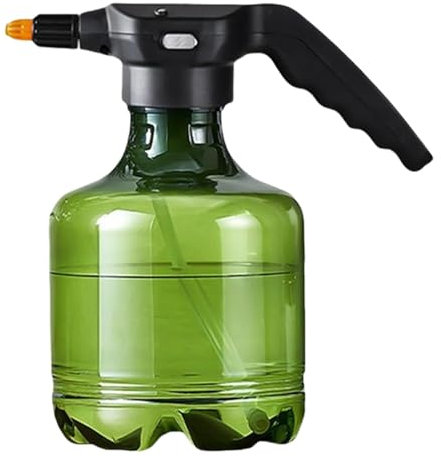 Pulverizador eléctrico, pulverizador de agua eléctrico, regadera eléctrica, pulverizador de jardín, tanque de agua de gran capacidad de 3000 ml, atomización ajustable de 1200 mAh, dispositivo de riego