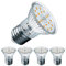 EACLL E27 LED Warmweiss 4.9W Ersetzt 70W Halogen Leuchtmittel, 4er-Pack. 630 Lumen 2700K Birnen, AC 230V Flimmerfrei Strahler, Abstrahlwinkel 120° Spot, Nicht Dimmbar Reflektorlampen