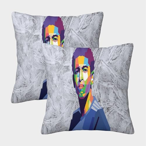 CULPRT Kissenbezug Jude Bellingham 2 Stück Kissenbezüge Dekorative Superweicher Premium Und Hypoallergen Für Home Decoration 50x50cm