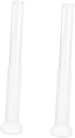 SECFOU 2pcs Crystal Wand Singing Bowl Striker Sound Bowl Striker Stick Acrylic Mallet for Meditation Yoga Practice