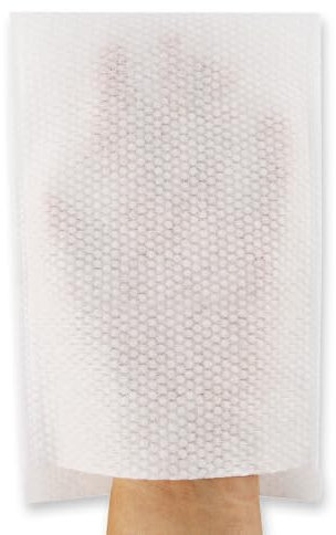 FRANZ MENSCH 1000 Stück Hygostar Waschhandschuhe Soft | Spunlace, Karton, weiß, L: 22cm, B: 15cm, Einmal-Waschlappen, Einweg, für Pflege, Waschhandschuhe