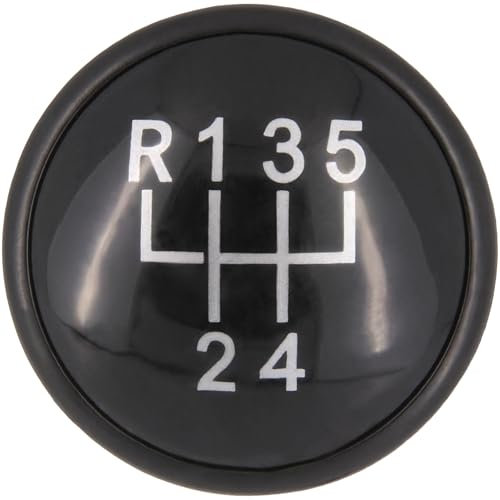 Recambo Schaltknauf Kappe Emblem Abdeckung 5 Gang passend für VW Golf IV, 1J, 1997-2006, Plug & Play, schwarz